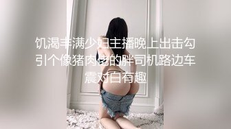 饥渴丰满少妇主播晚上出击勾引个像猪肉佬的胖司机路边车震对白有趣