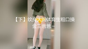 【下】纹身大胸体育生粗口操金主爸爸～