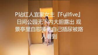 P站红人宜家女主『Fullfive』日间公园无下内大胆露出 观景亭里自慰棒把自己插尿被路人看到